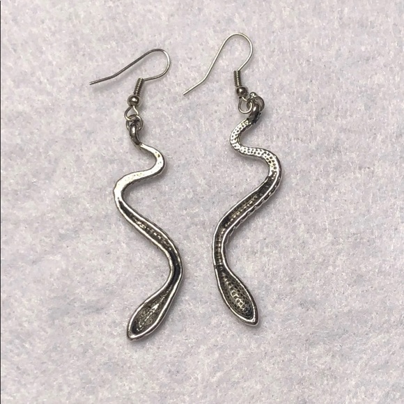Snake Dangle Drop Earrings for Halloween - Picture 2 of 5